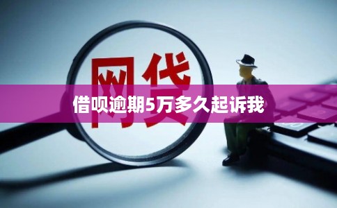 借呗逾期5万多久起诉我