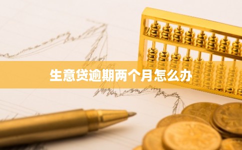 生意贷逾期两个月怎么办