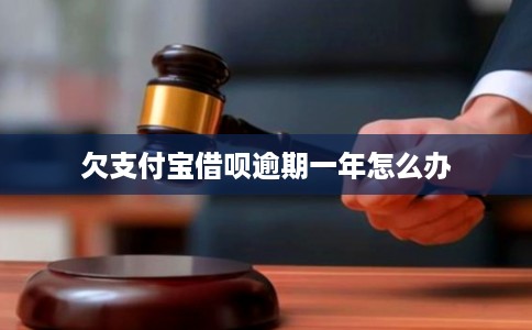 欠支付宝借呗逾期一年怎么办