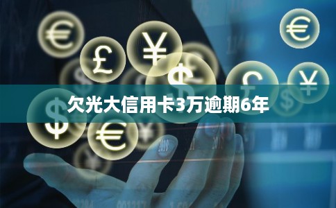 欠光大信用卡3万逾期6年