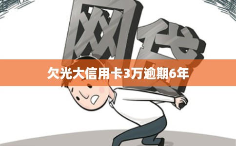 欠光大信用卡3万逾期6年