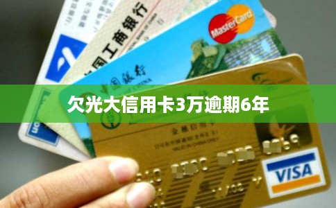 欠光大信用卡3万逾期6年