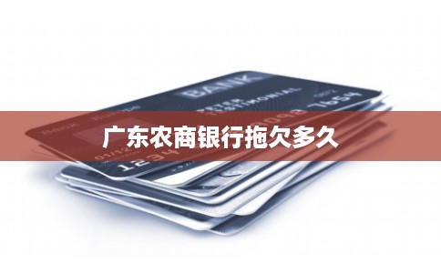 广东农商银行拖欠多久