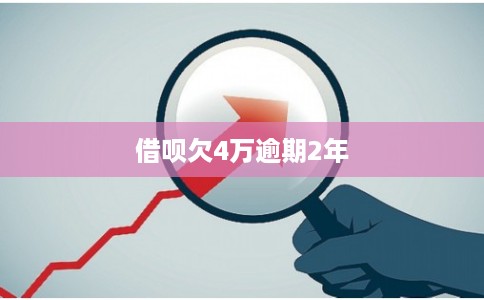 借呗欠4万逾期2年