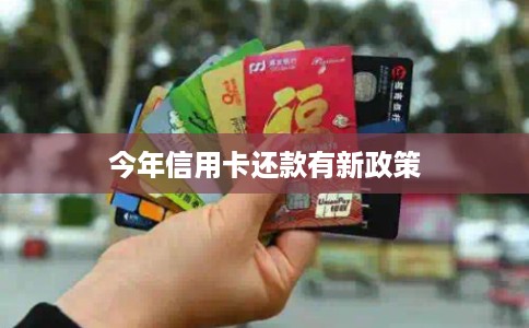 今年信用卡还款有新政策 今年信用卡还款有新政策