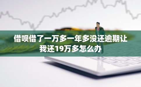 借呗借了一万多一年多没还逾期让我还19万多怎么办
