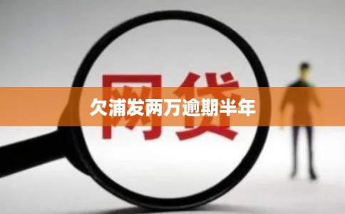 欠浦发两万逾期半年