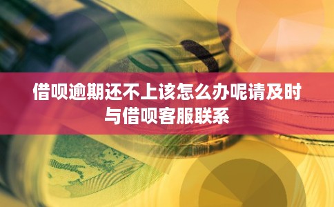 借呗逾期还不上该怎么办呢请及时与借呗客服联系 借呗逾期还不上该怎么办呢请及时与借呗客服联系