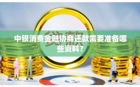 中银消费金融协商还款需要准备哪些资料？