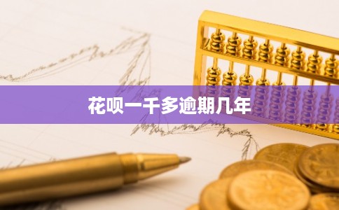 花呗一千多逾期几年