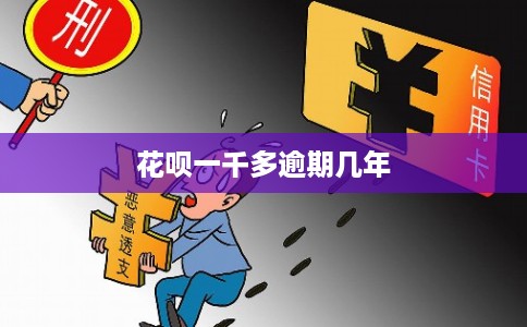 花呗一千多逾期几年