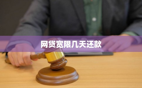 网贷宽限几天还款