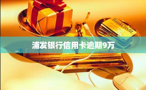 浦发银行信用卡逾期9万 浦发银行信用卡逾期9万