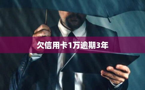 欠信用卡1万逾期3年