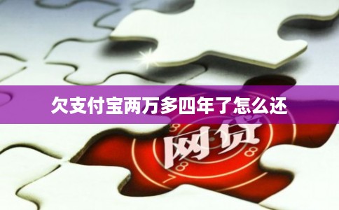 欠支付宝两万多四年了怎么还