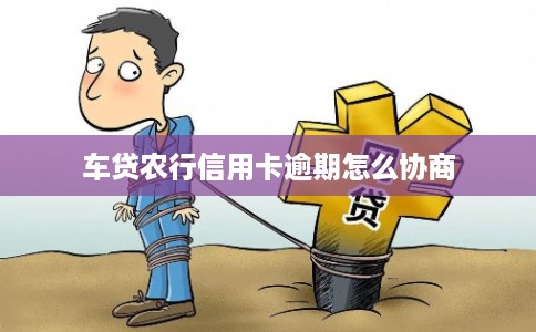 车贷农行信用卡逾期怎么协商