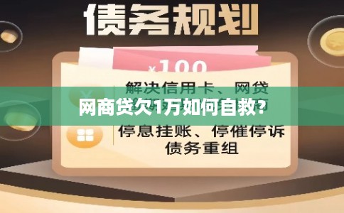 网商贷欠1万如何自救？