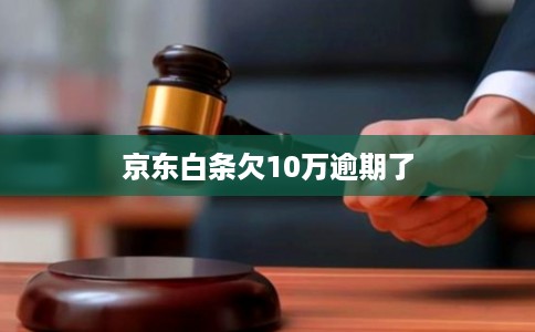 京东白条欠10万逾期了