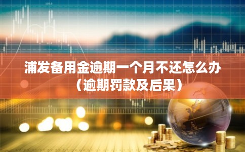 浦发备用金逾期一个月不还怎么办（逾期罚款及后果）