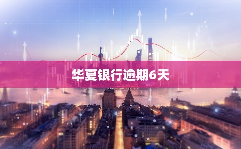 华夏银行逾期6天