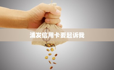 浦发信用卡要起诉我