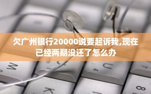 欠广州银行20000说要起诉我,现在已经两期没还了怎么办