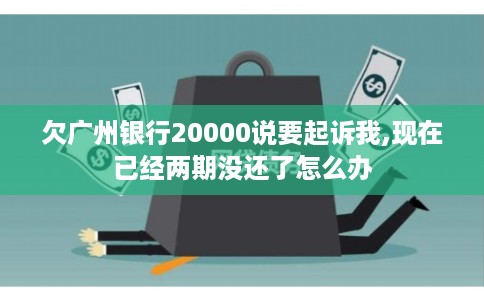 欠广州银行20000说要起诉我,现在已经两期没还了怎么办