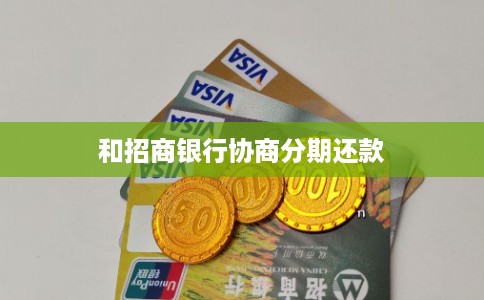 和招商银行协商分期还款