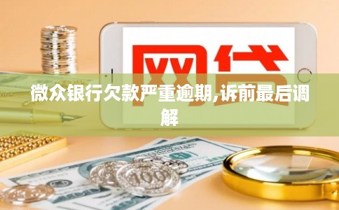 微众银行欠款严重逾期,诉前最后调解