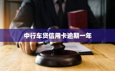 中行车贷信用卡逾期一年