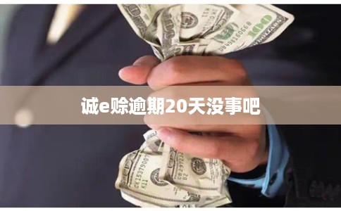 诚e赊逾期20天没事吧