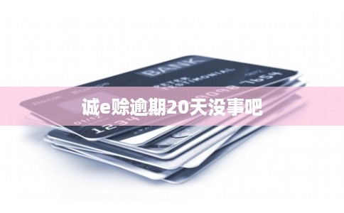 诚e赊逾期20天没事吧