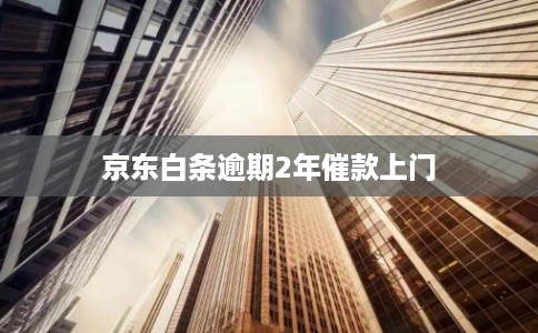 京东白条逾期2年催款上门