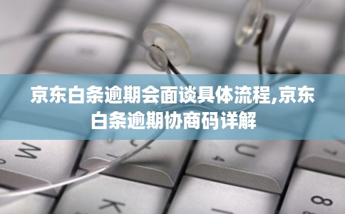 京东白条逾期会面谈具体流程,京东白条逾期协商码详解