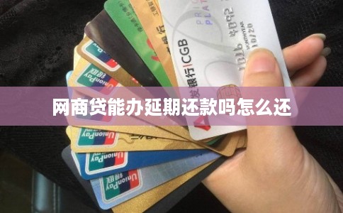 网商贷能办延期还款吗怎么还