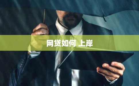 网贷如何 上岸