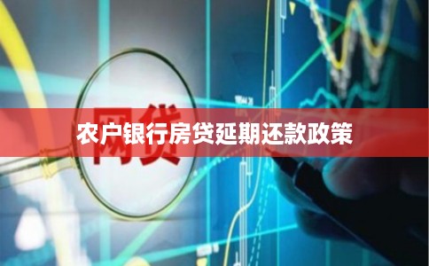 农户银行房贷延期还款政策 农户银行房贷延期还款政策