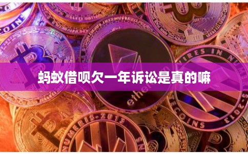 蚂蚁借呗欠一年诉讼是真的嘛