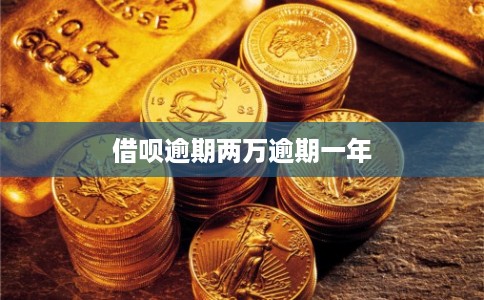借呗逾期两万逾期一年