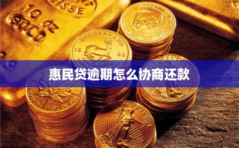 惠民贷逾期怎么协商还款
