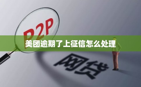 美团逾期了上征信怎么处理