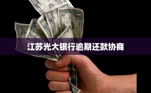 江苏光大银行逾期还款协商