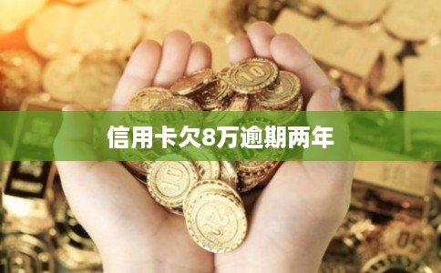 信用卡欠8万逾期两年