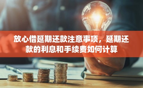 放心借延期还款注意事项，延期还款的利息和手续费如何计算