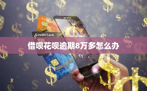 借呗花呗逾期8万多怎么办