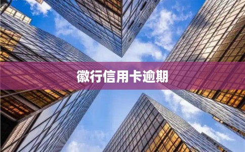 徽行信用卡逾期 徽行信用卡逾期