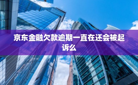 京东金融欠款逾期一直在还会被起诉么