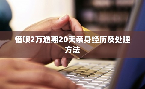 借呗2万逾期20天亲身经历及处理方法