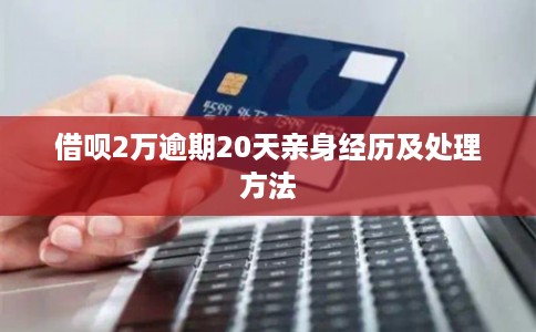 借呗2万逾期20天亲身经历及处理方法
