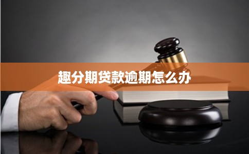 趣分期贷款逾期怎么办